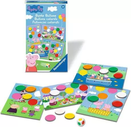 Peppa Pig Bunte Ballone - Reisespiel ab 3 Jahren