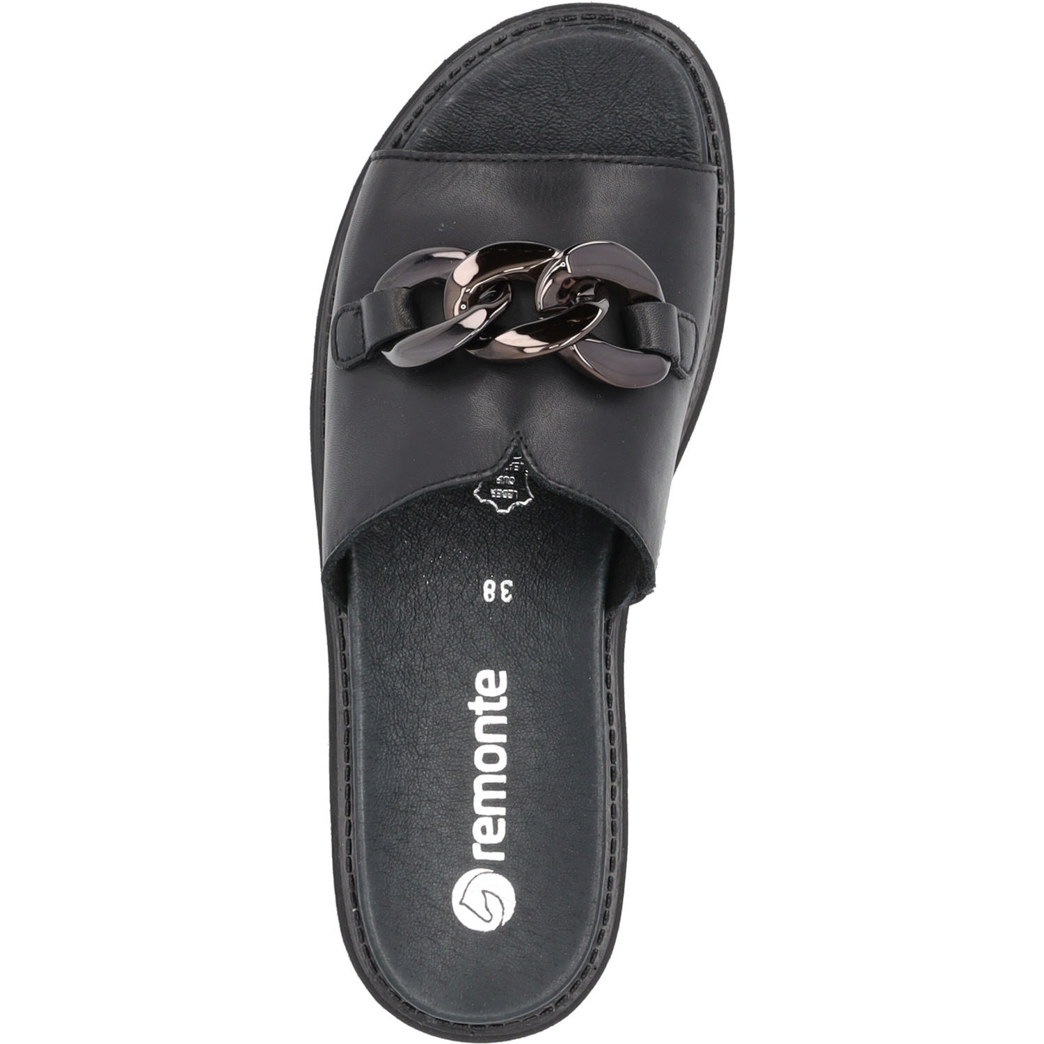 Remonte D7952, Pantoletten, Damen, Schwarz