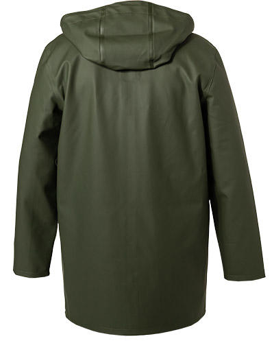 STUTTERHEIM, Regenmantel, PVC wasserdicht, dunkelgrün