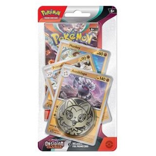 Pokémon - Scarlet & Violet 3 - Obsidian Flames 3 Premium Cheklane Blister 