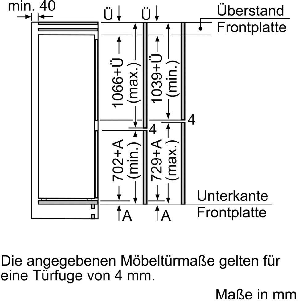 NEFF Einbaukühlgefrierkombination KI5862FE0, 177,2 cm hoch, 54,1 cm breit