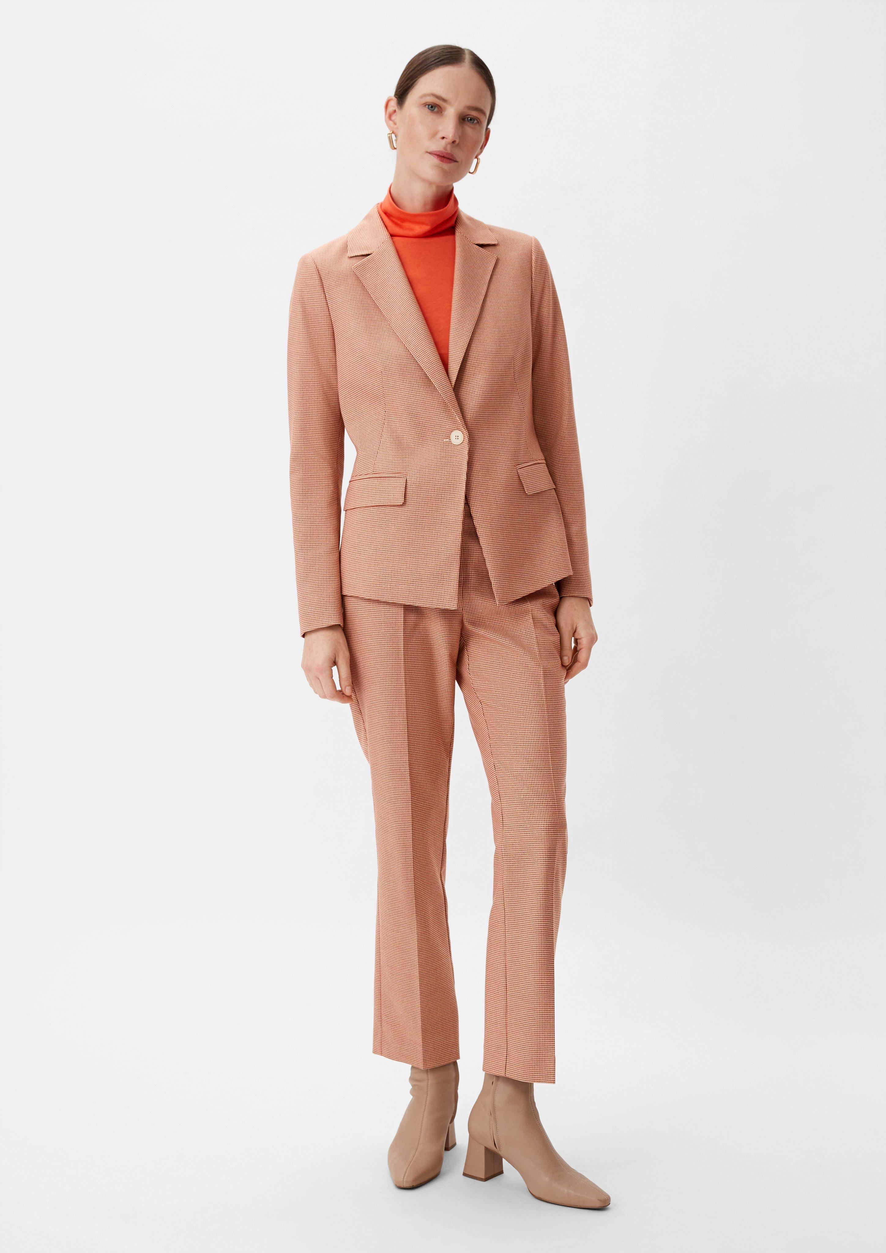 Blazer aus Viskosemix - hellorange