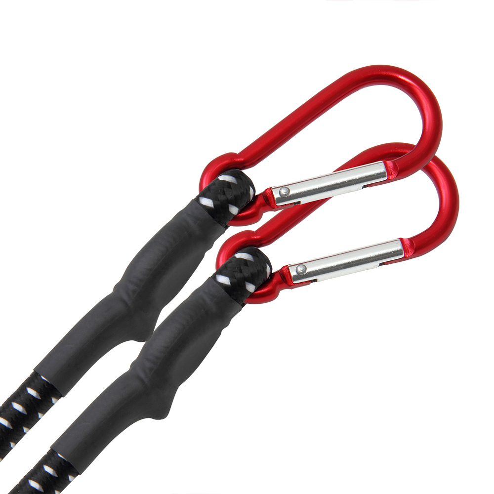 Casaria Deuba® Spanngummi Expander 80 x 1cm  2er Set schwarz / weiß / rot