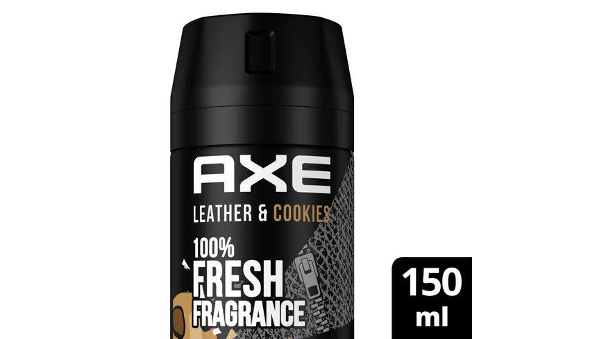 AXE Bodyspray Collision Leather & Cookies ohne Aluminiumsalze 150 ml