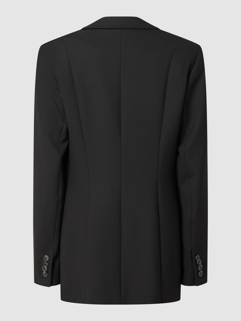 Blazer aus Viskosemischung in black