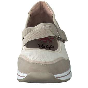 Relife Spangenballerina in beige