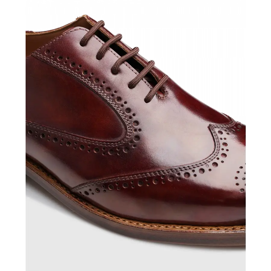 Heinrich Dinkelacker - Businessschuhe Derby MILANO FULL-BROGUE TC Toscana calf - braun