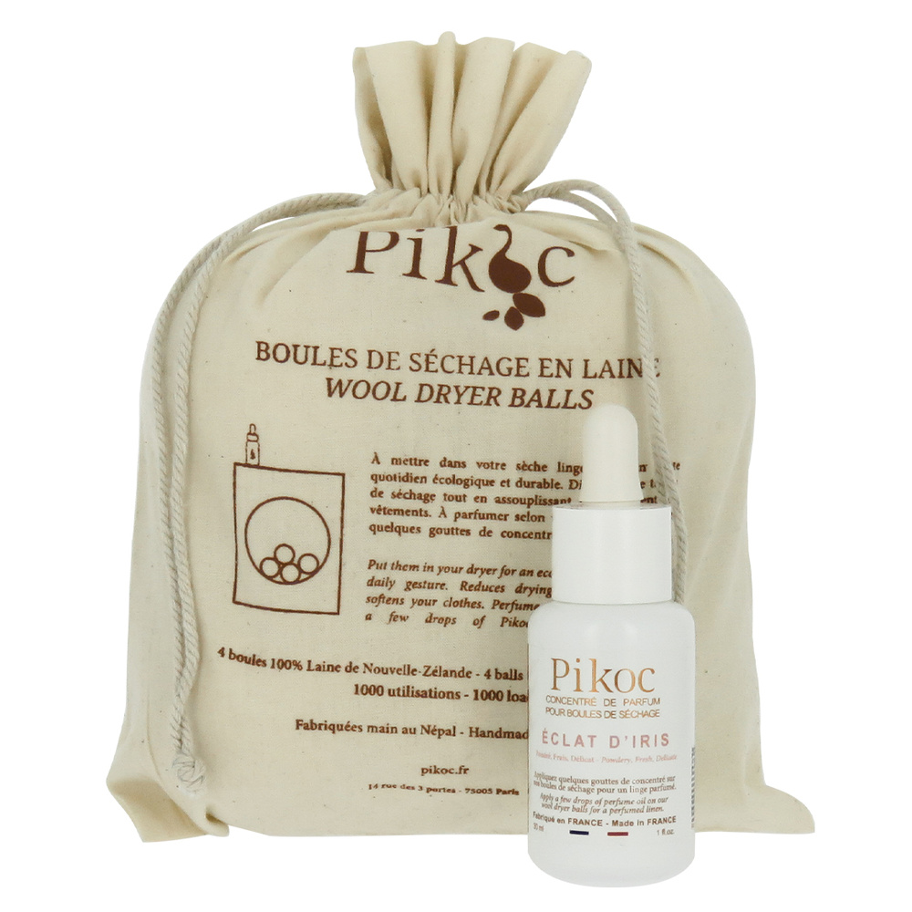 pikoc Set de Séchage (boules + concentré) Éclat d'Iris Set de séchage
