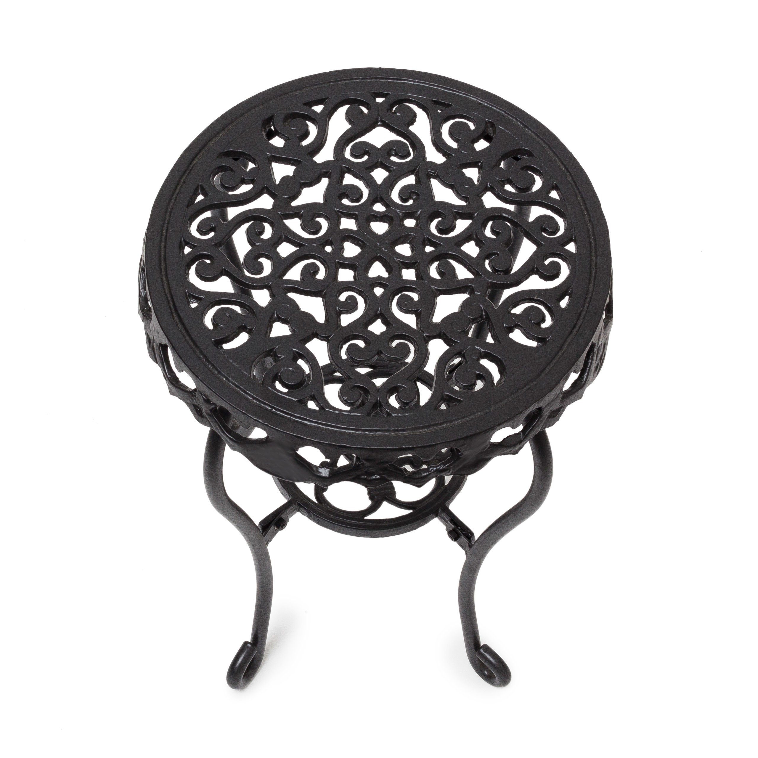 relaxdays Blumenhocker Blumenhocker rund, M