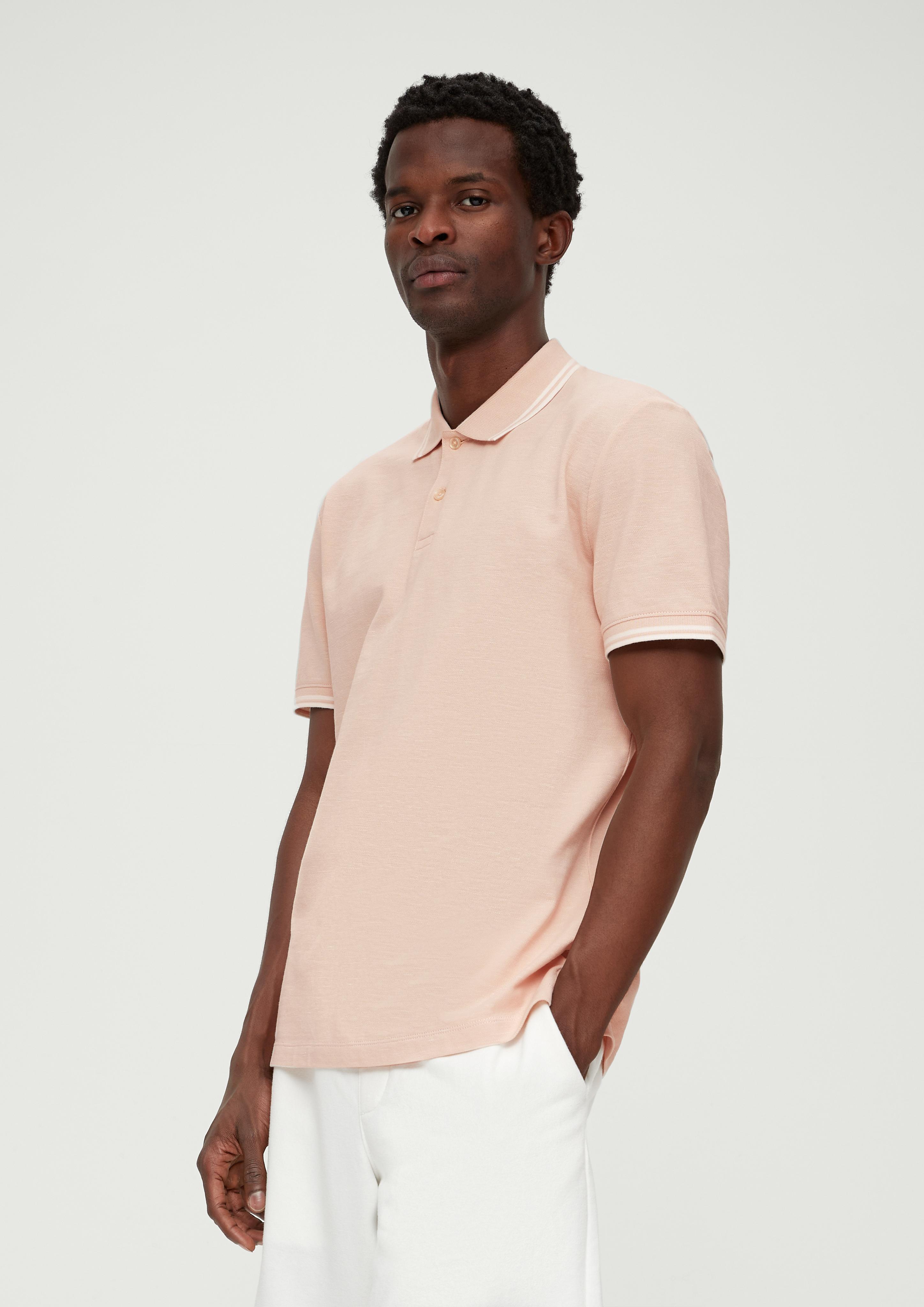 Poloshirt mit Flammgarnstruktur  2131901-09W1
