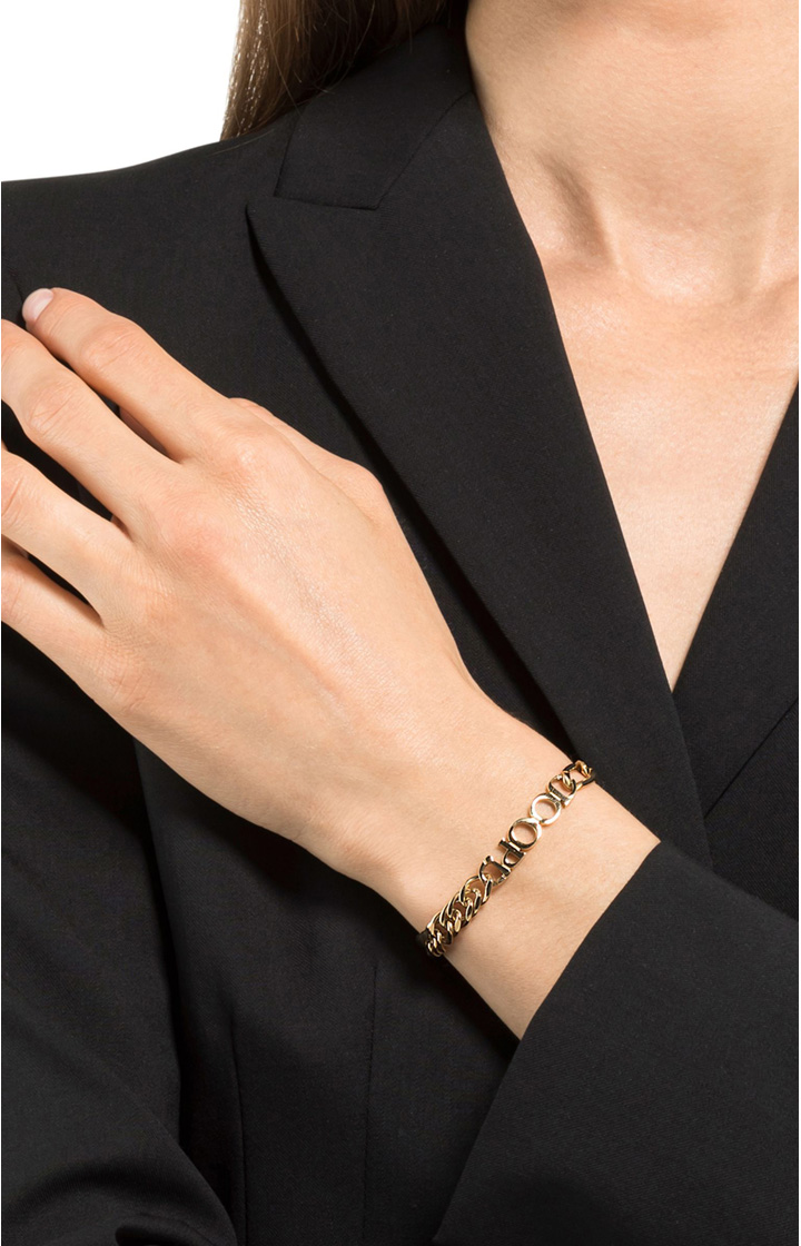 Panzer-Armband in Gold