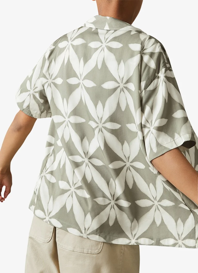 Reiss Marabel shirt with graphic print