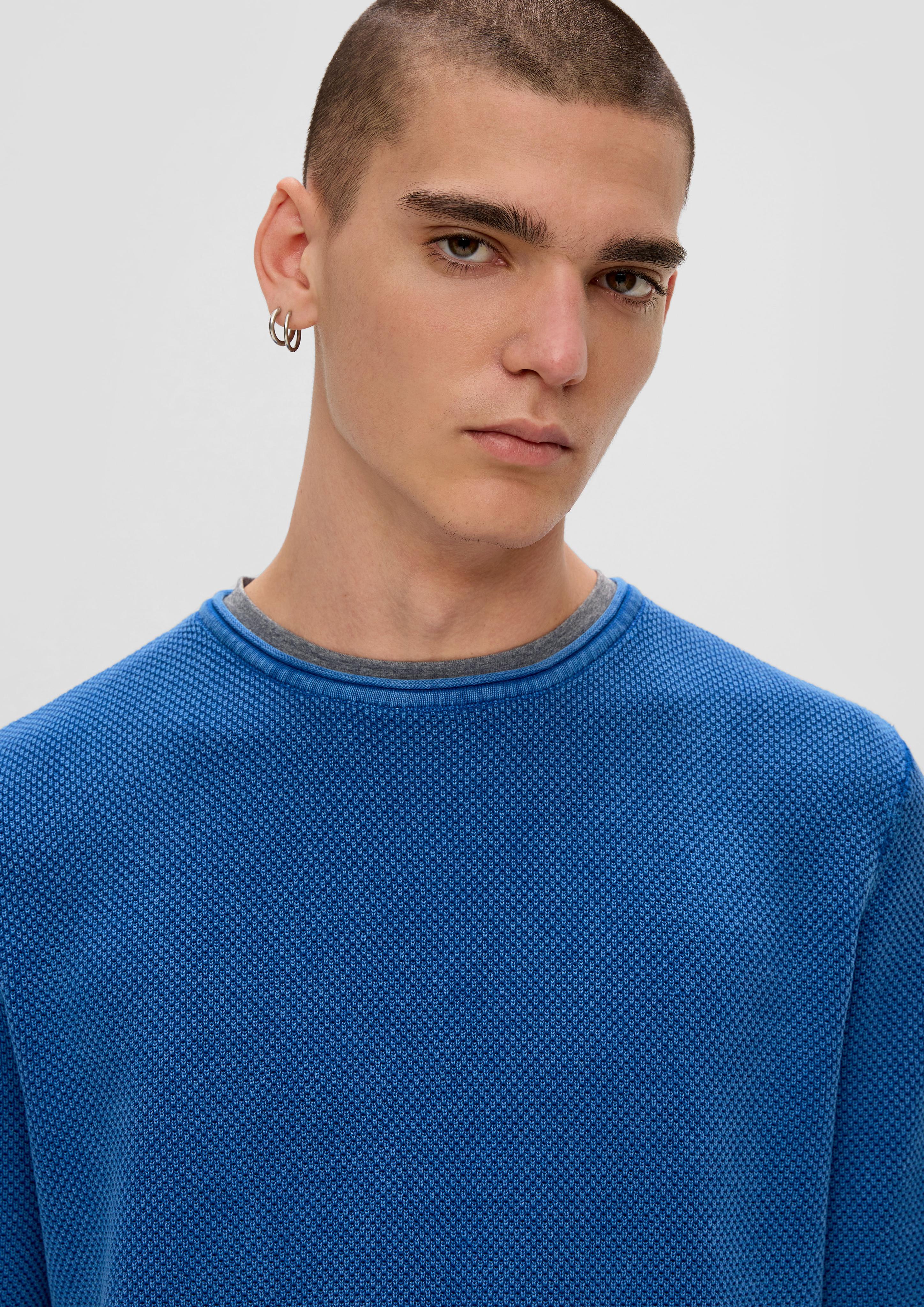 Strickpullover aus reiner Baumwolle  2151768-5539