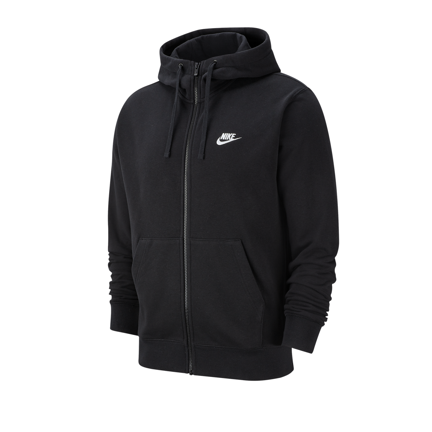Nike Club Kapuzenjacke Schwarz F010