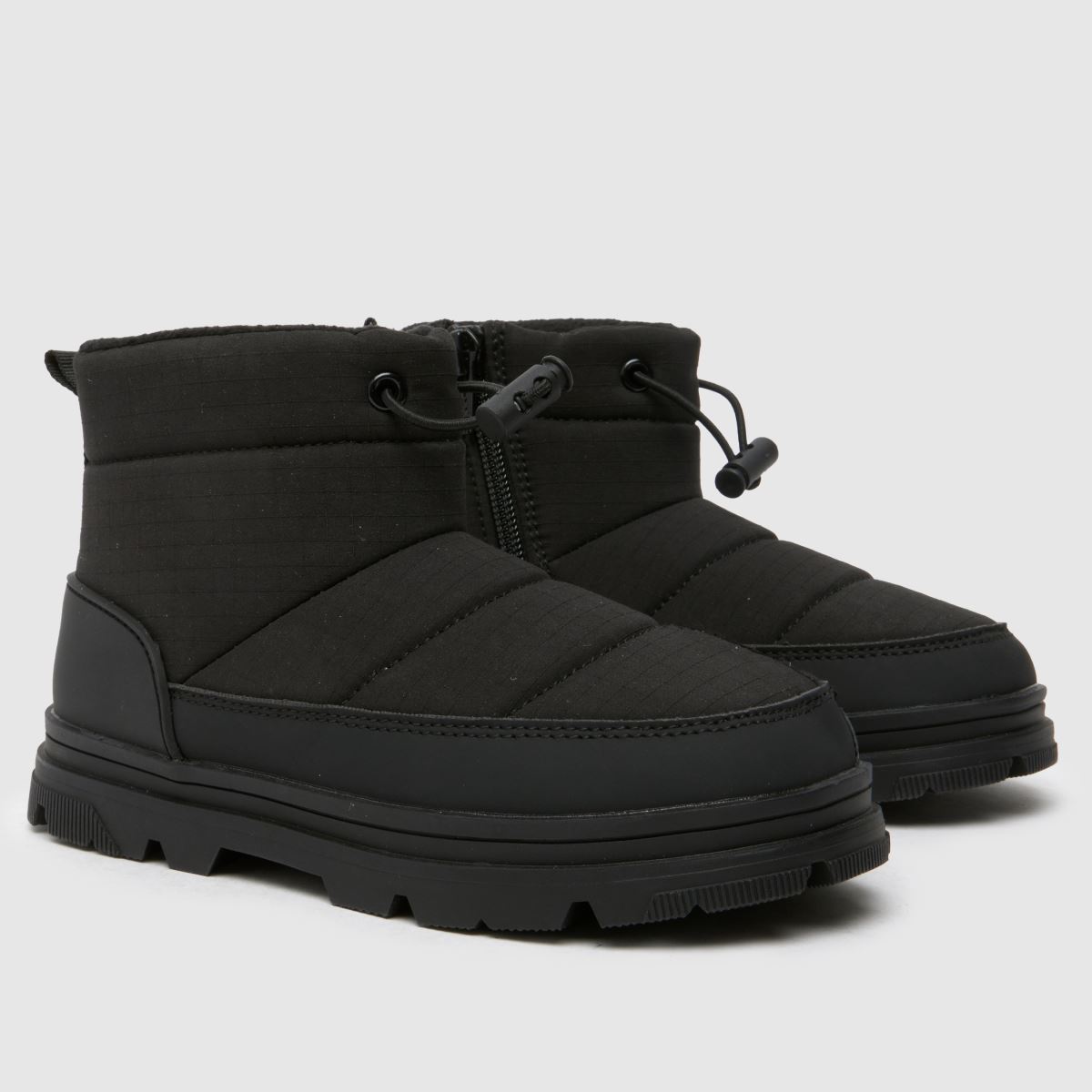 Schuh svarta Colby Snow Junior-stövlar