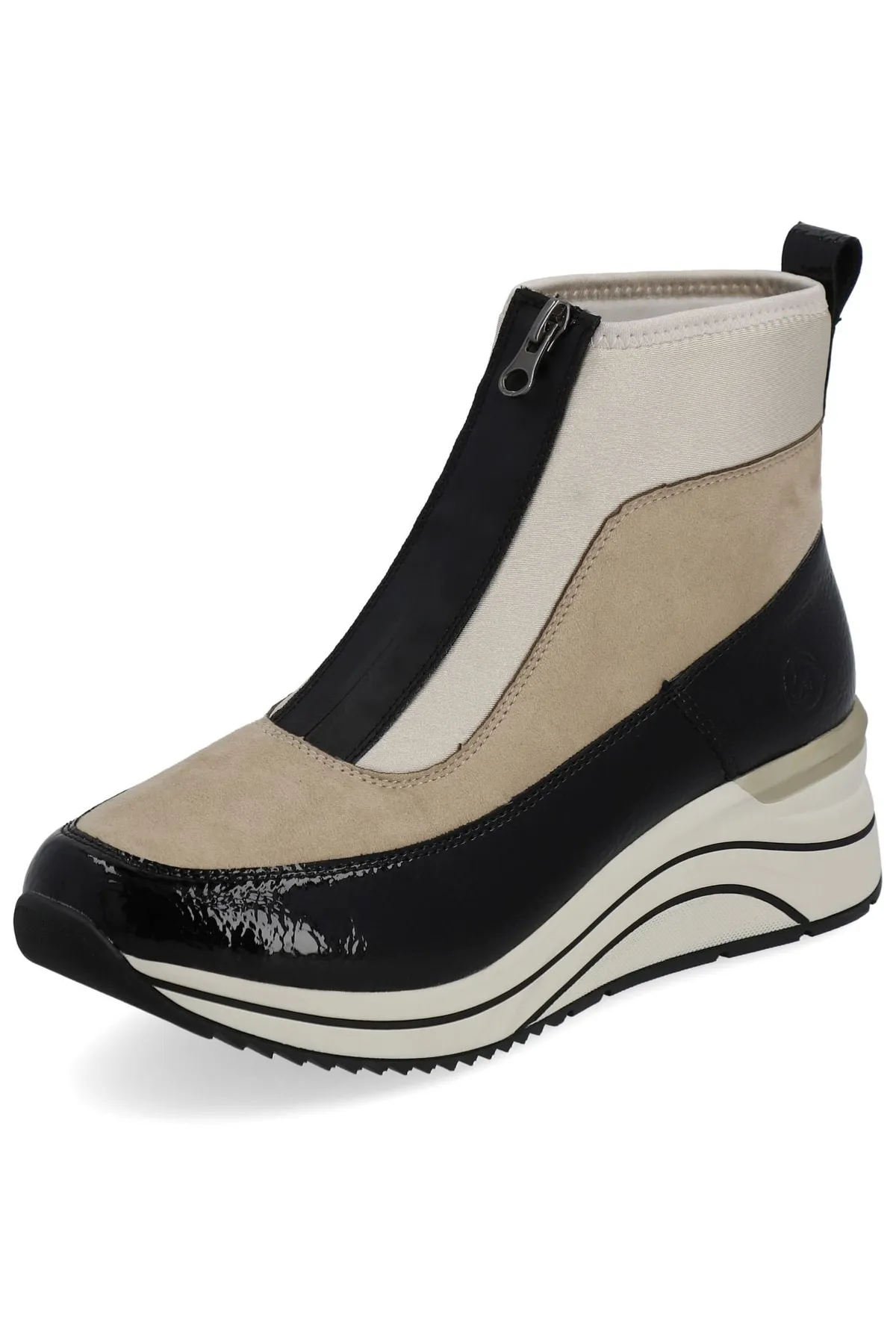 Remonte  Sneaker - Schwarz - Blockabsatz