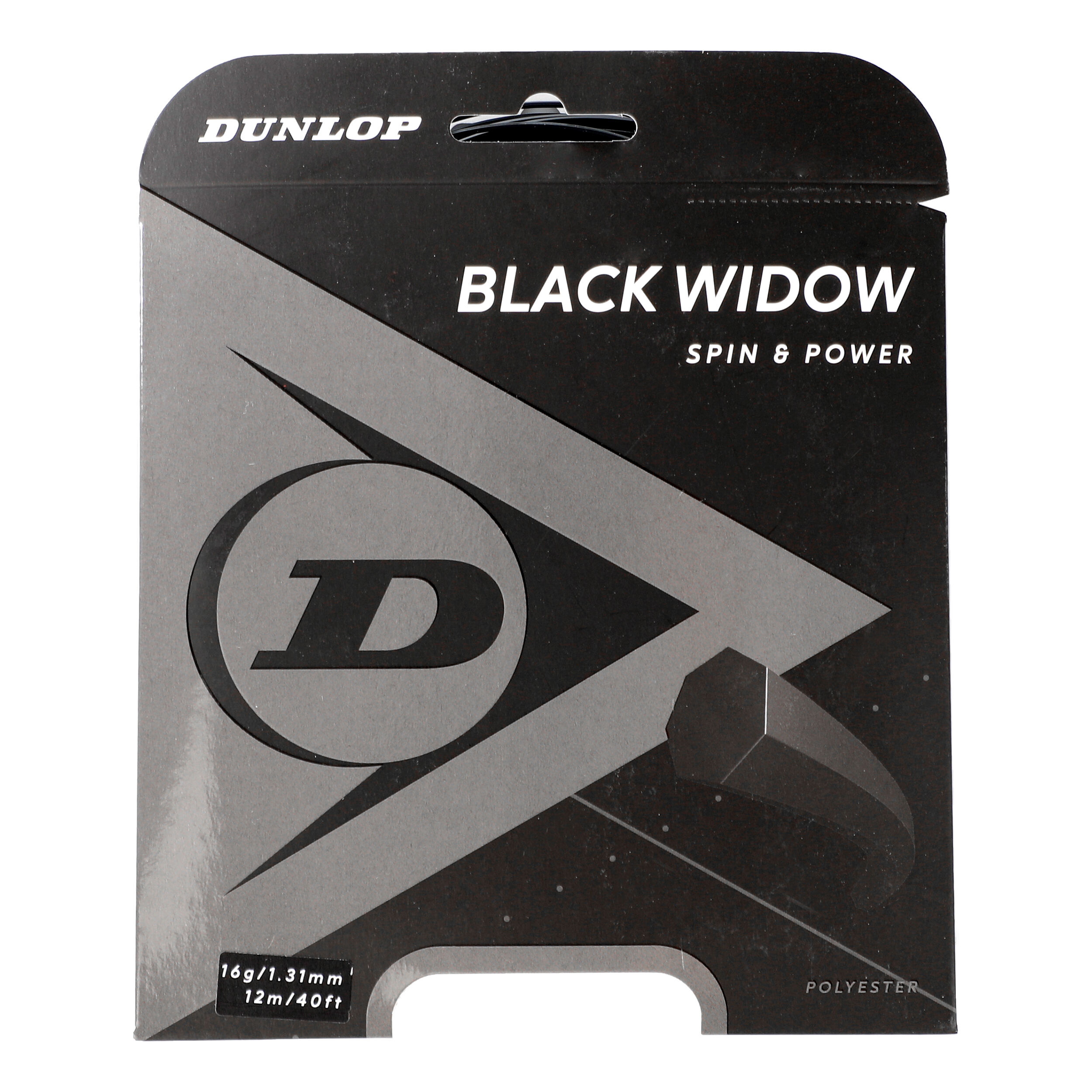 Black Widow Saitenset 12m - Schwarz