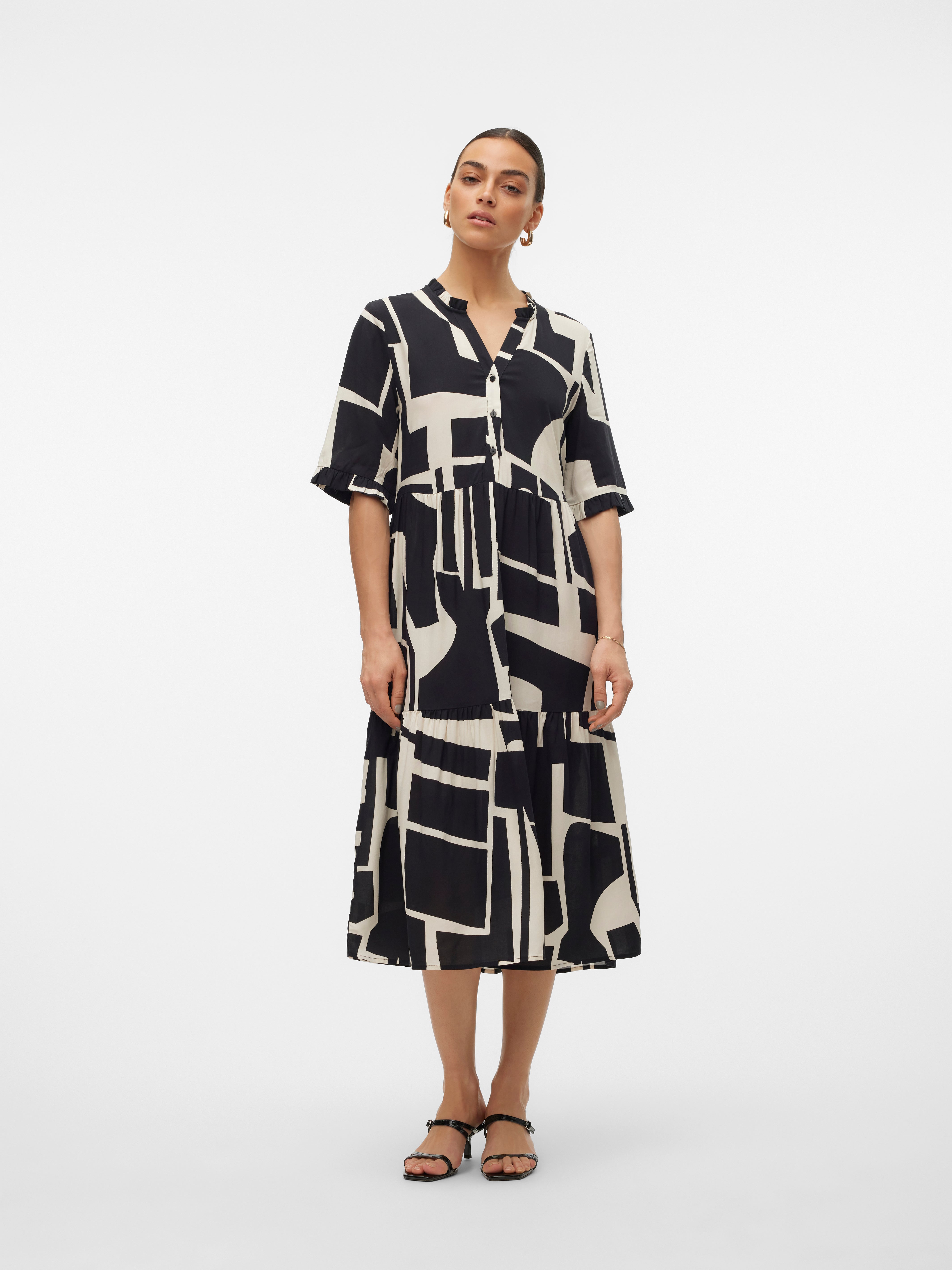 VMEASY Langes Kleid