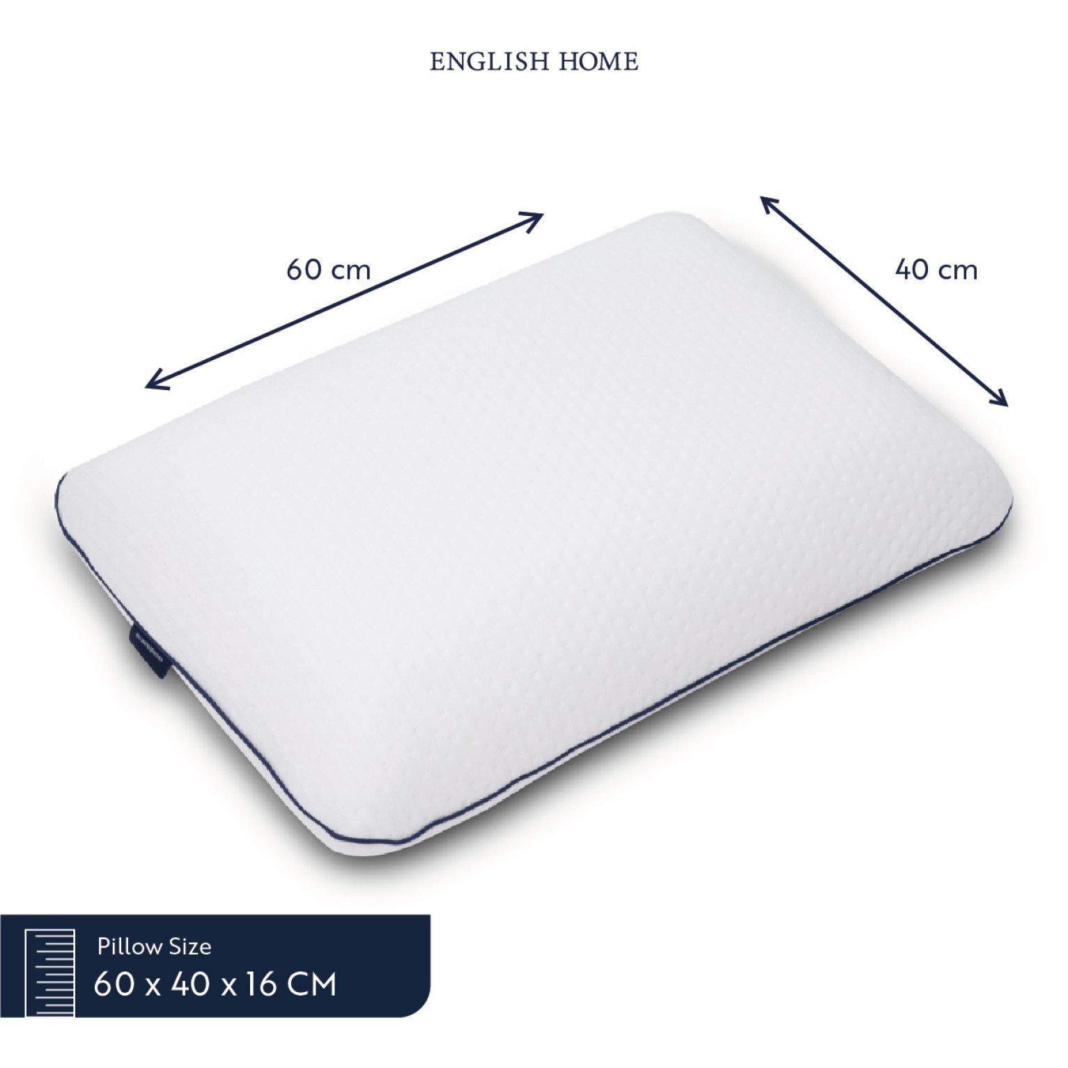 Nackenstützkissen Memory Foam Pillow, English Home