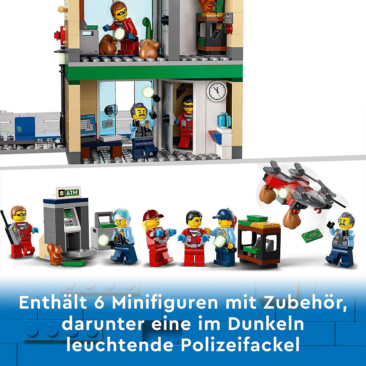 LEGO® City 60317 Banküberfall mit Verfolgungsjagd