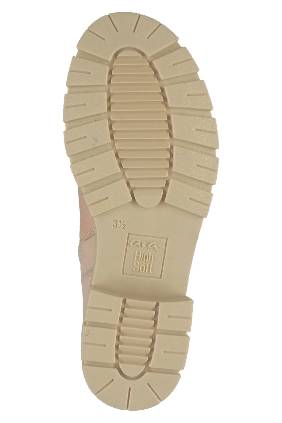 ARA  Stiefelette - Beige - Blockabsatz