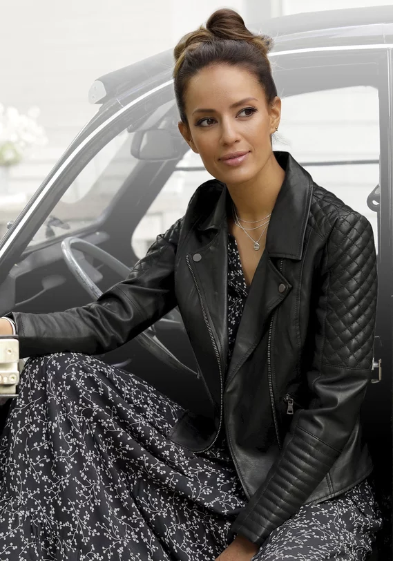 Lederimitatjacke
