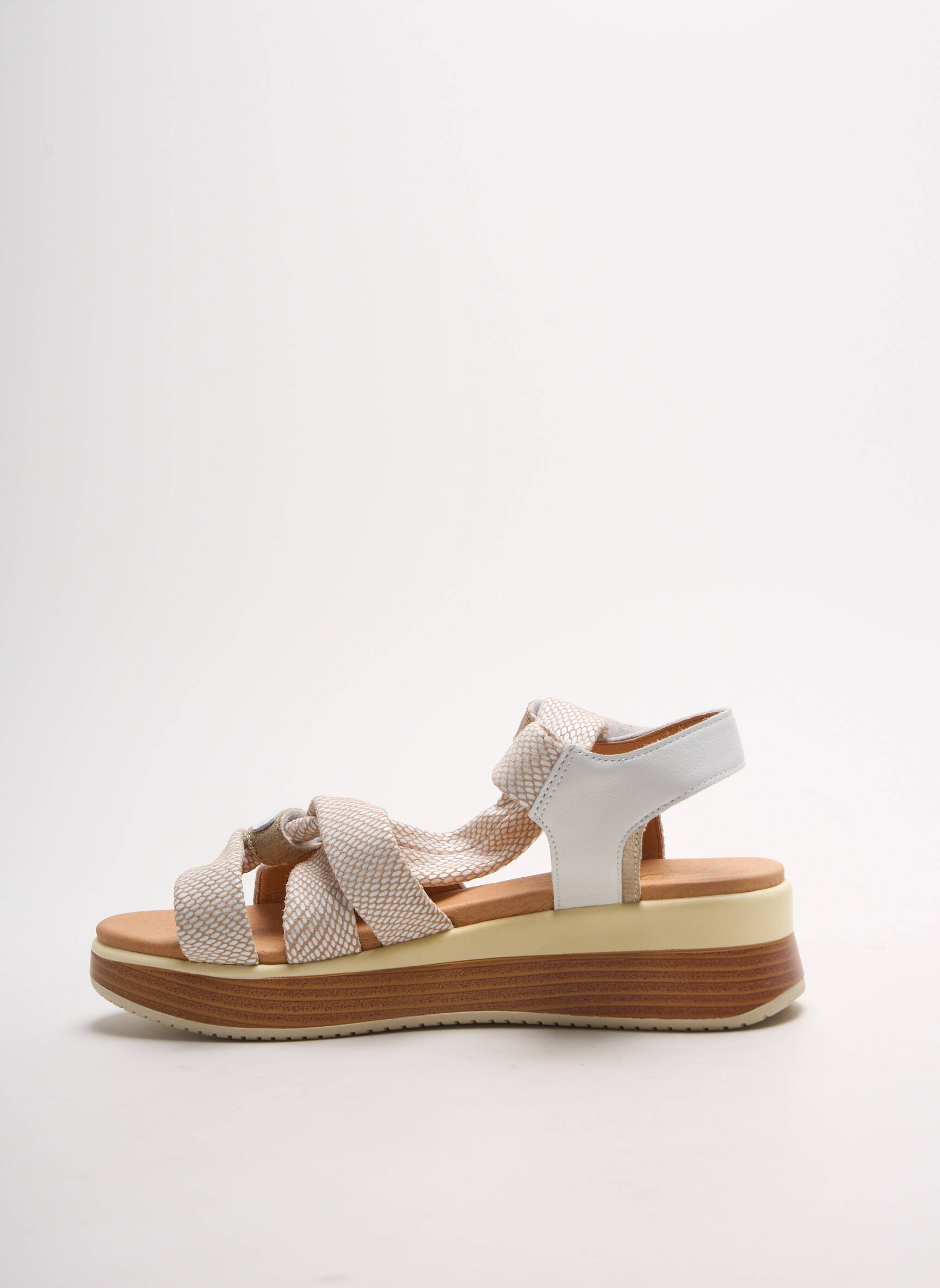 Fugitive By Francesco Rossi Sandales Nu Pieds Femme couleur beige