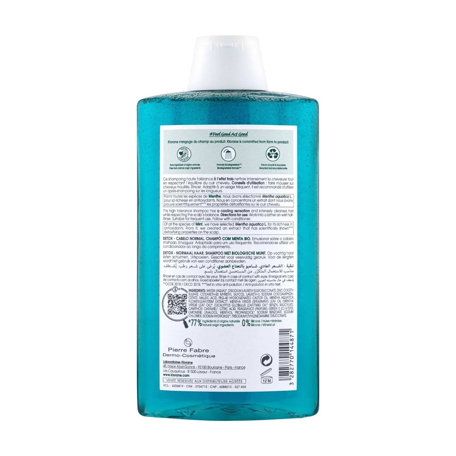 Klorane Biologische Aquatische Munt Shampoo