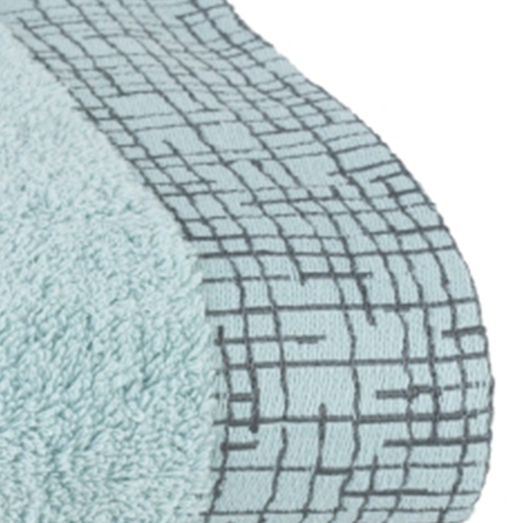 Serviette éponge liteau jacquard quadrillé
