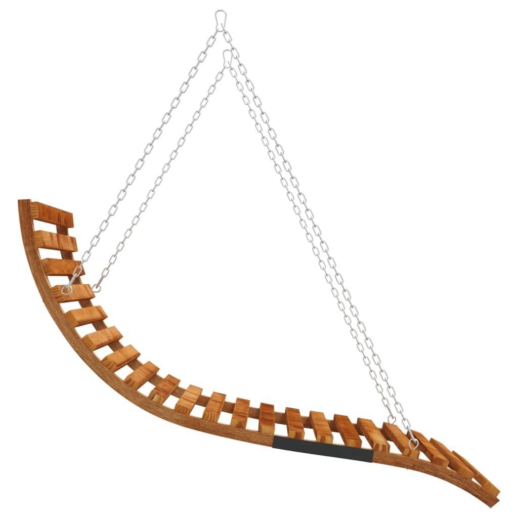 DOTMALL Hollywoodschaukel Hängeliege, Bugholz Massiv, 108 x 145 x 169 cm, 1-Sitzer
