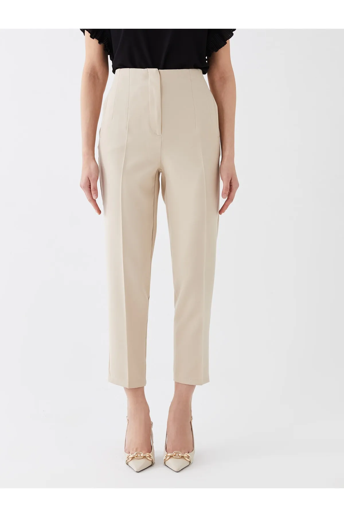 LC Waikiki  Karottenschnitt-gerade Damenhose