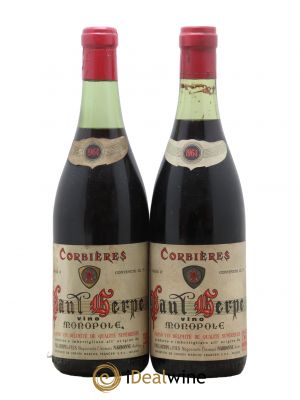 Corbières Paul Herpe Monopole 1964 - Lot de 2 Bouteilles