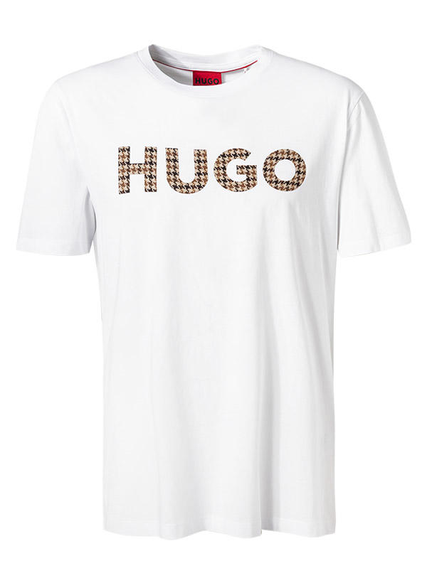HUGO, T-Shirt, Baumwolle, weiß
