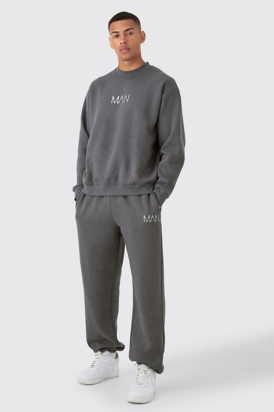 Oversize Original Man Sweatshirt-Trainingsanzug