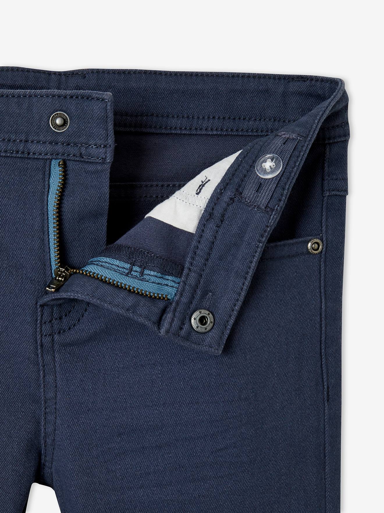 Pantalon slim MorphologiK MEDIUM garçon noisette