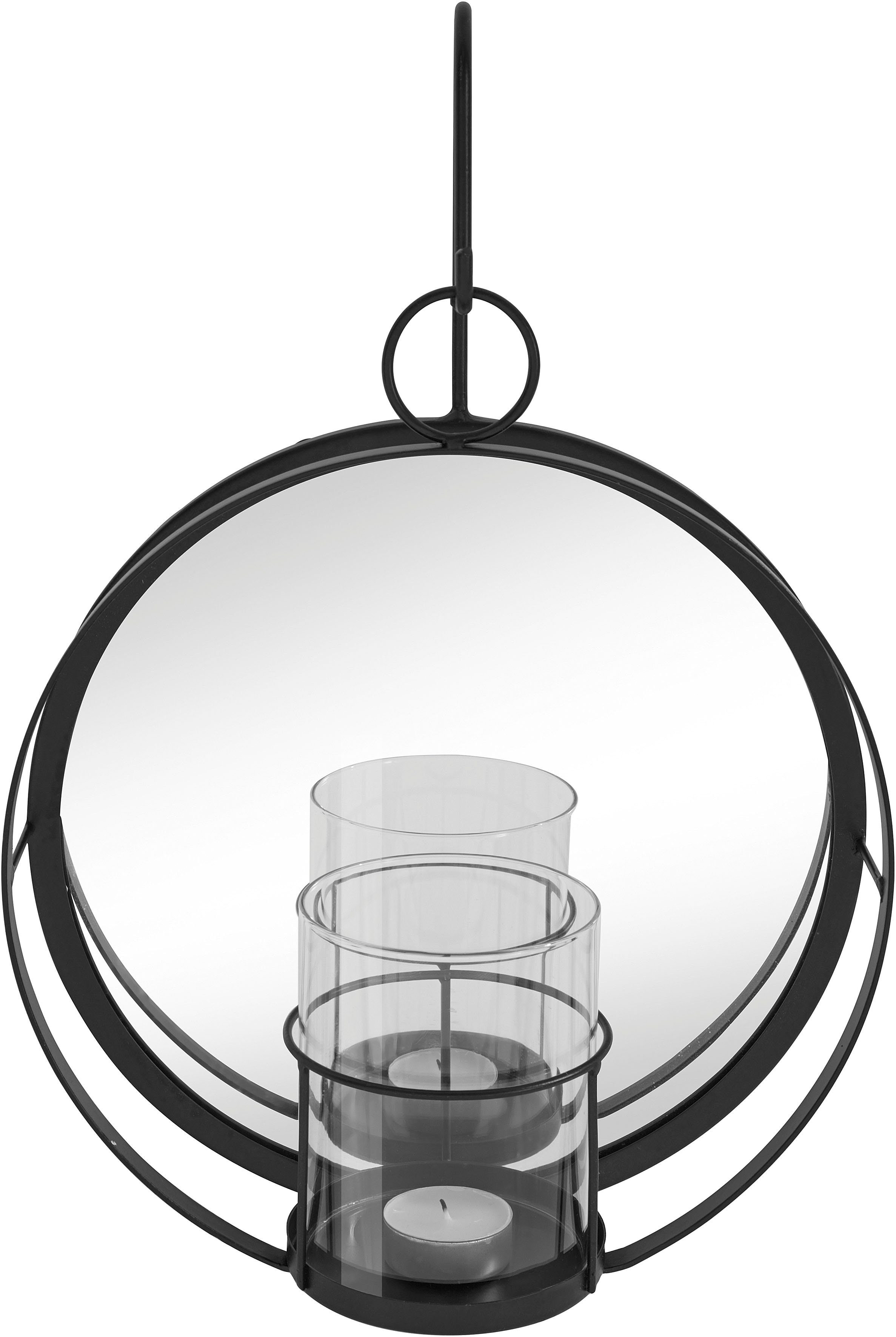 Guido Maria Kretschmer Home&Living Wandkerzenhalter, aus Metall, schwarz
