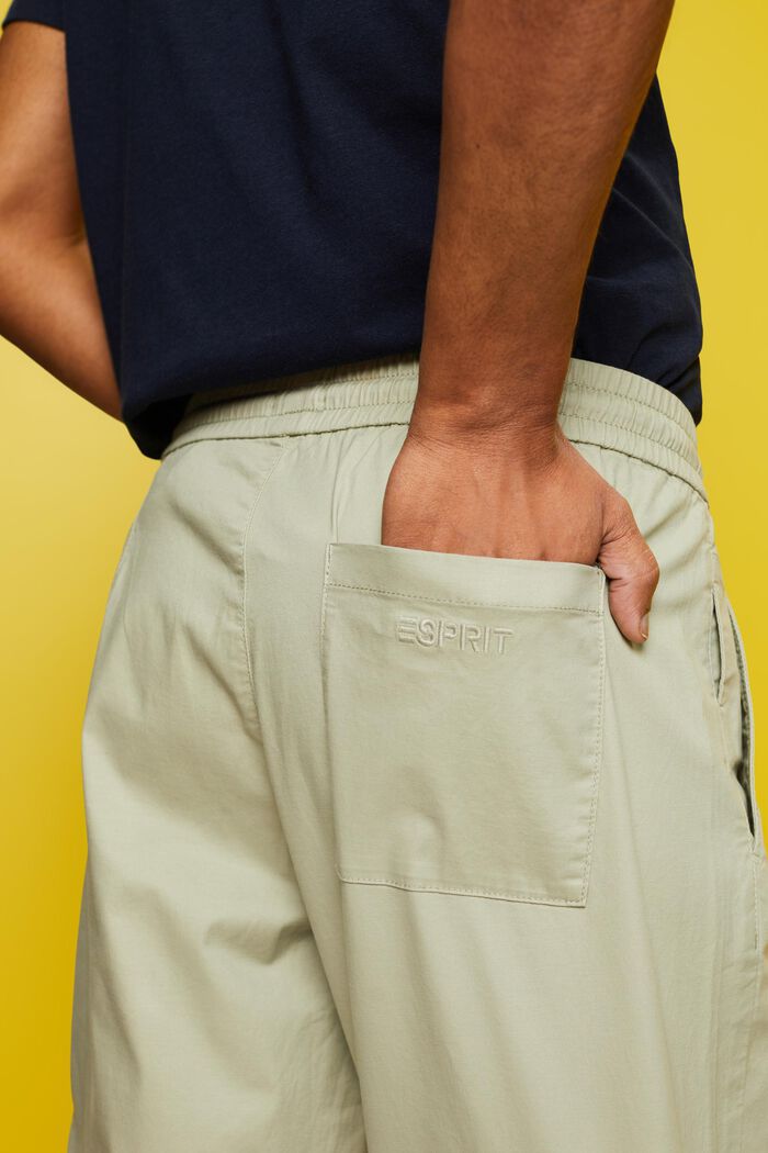 Shorts aus Baumwolltwill