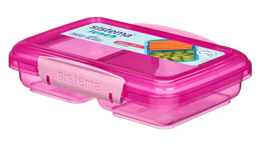 sistema Lunchbox SMALL SPLIT 350ml Achtung: diesen Artikel gibt es in verschiedenen farblichen Ausführungen. Sie erhalten nur 1 Artikel (zufällige Auswahl im Lager). Eine Vorauswahl ist leider nicht möglich.