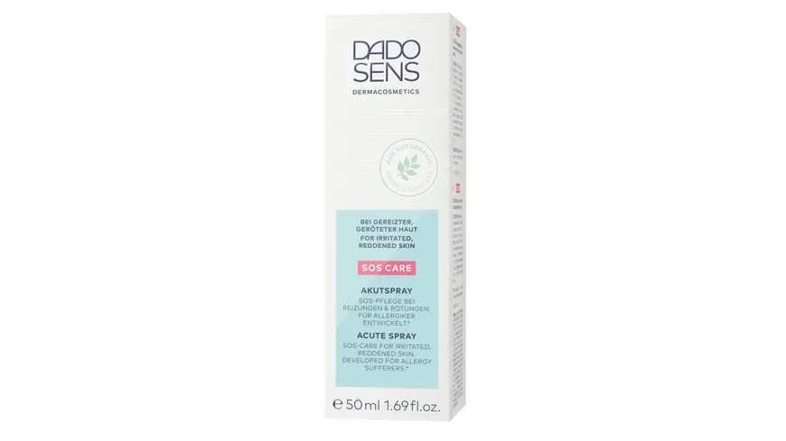 DADO SENS SOS CARE Akutspray - SOS-Pflege bei Reizungen & Rötungen 50 ml