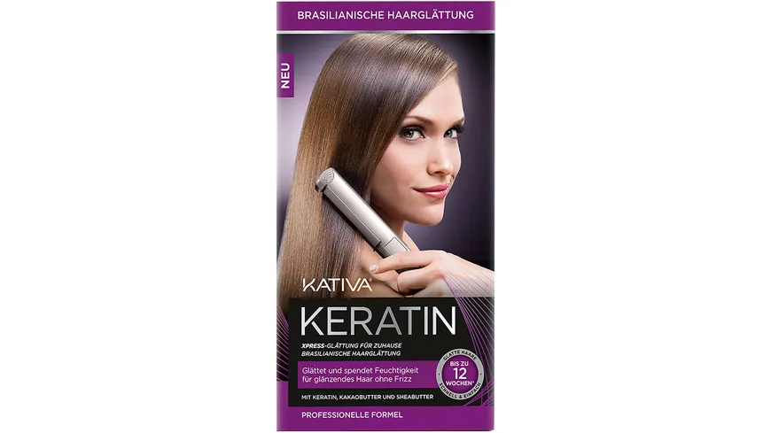 KATIVA Keratin Xpress Haarglättung für Zuhause 210 ml
