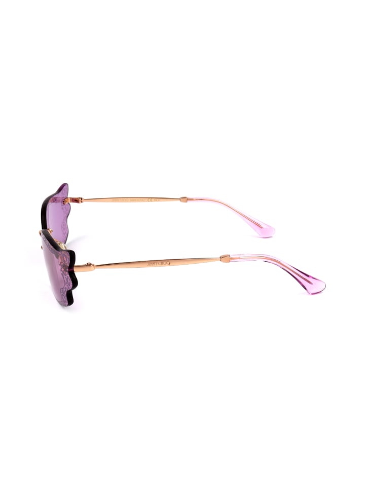 Jimmy Choo Damen-Sonnenbrille in Lila-Gold günstig kaufen 65