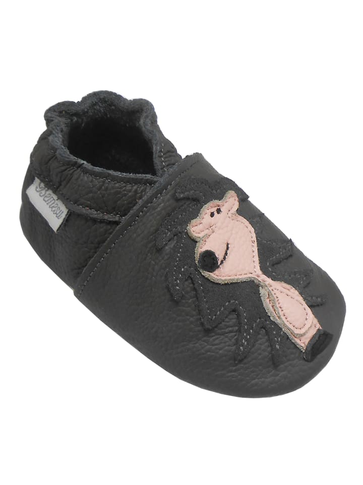 Yalion Baby Krabbelschuhe in Löwe Grau günstig kaufen
