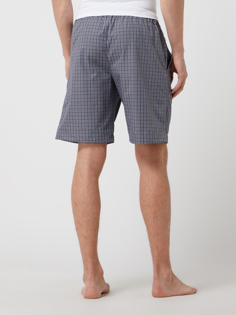 Pyjama-Hose aus Baumwolle in marineblau