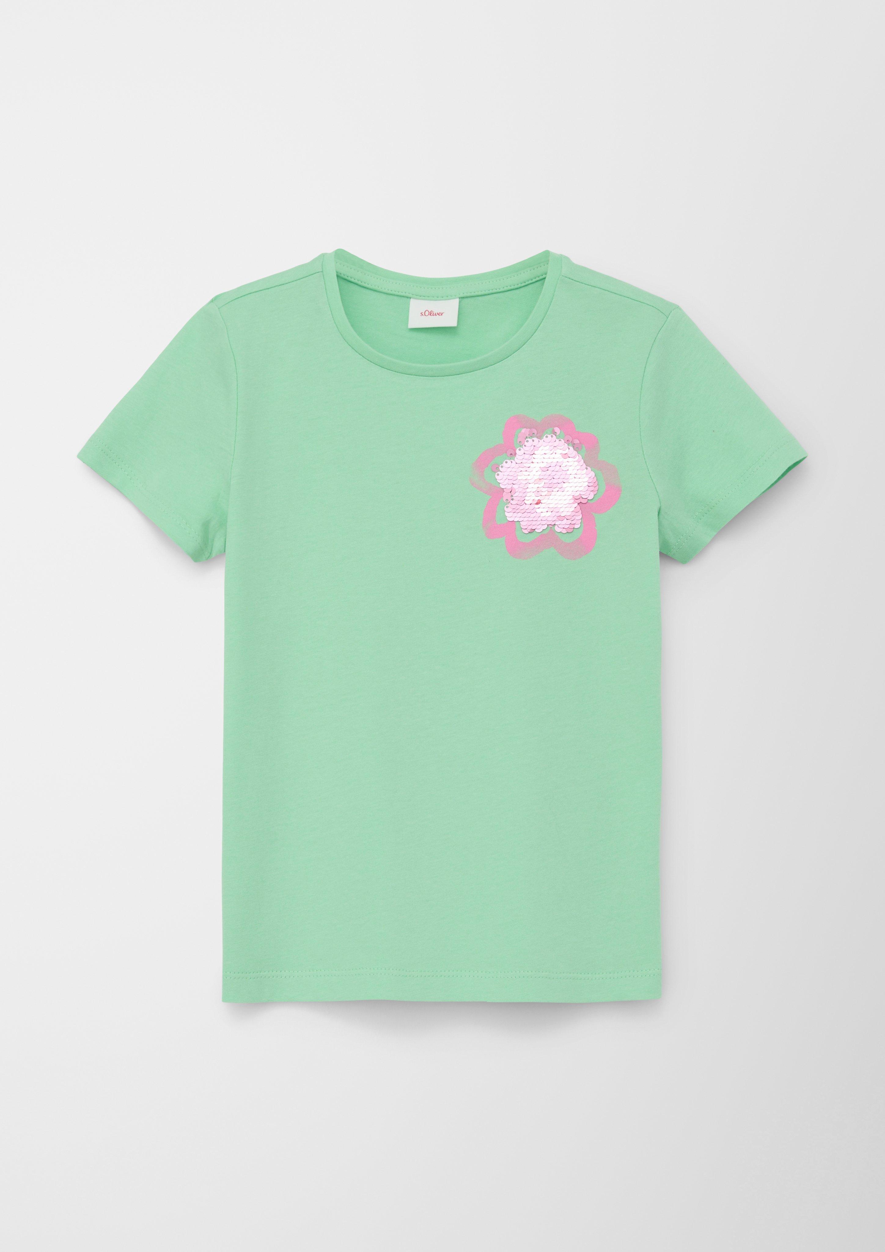 T-Shirt mit Print-Detail  2127415-7300
