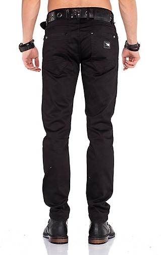 Cipo & Baxx Jeans mit schönem Gürtel in Straight Fit