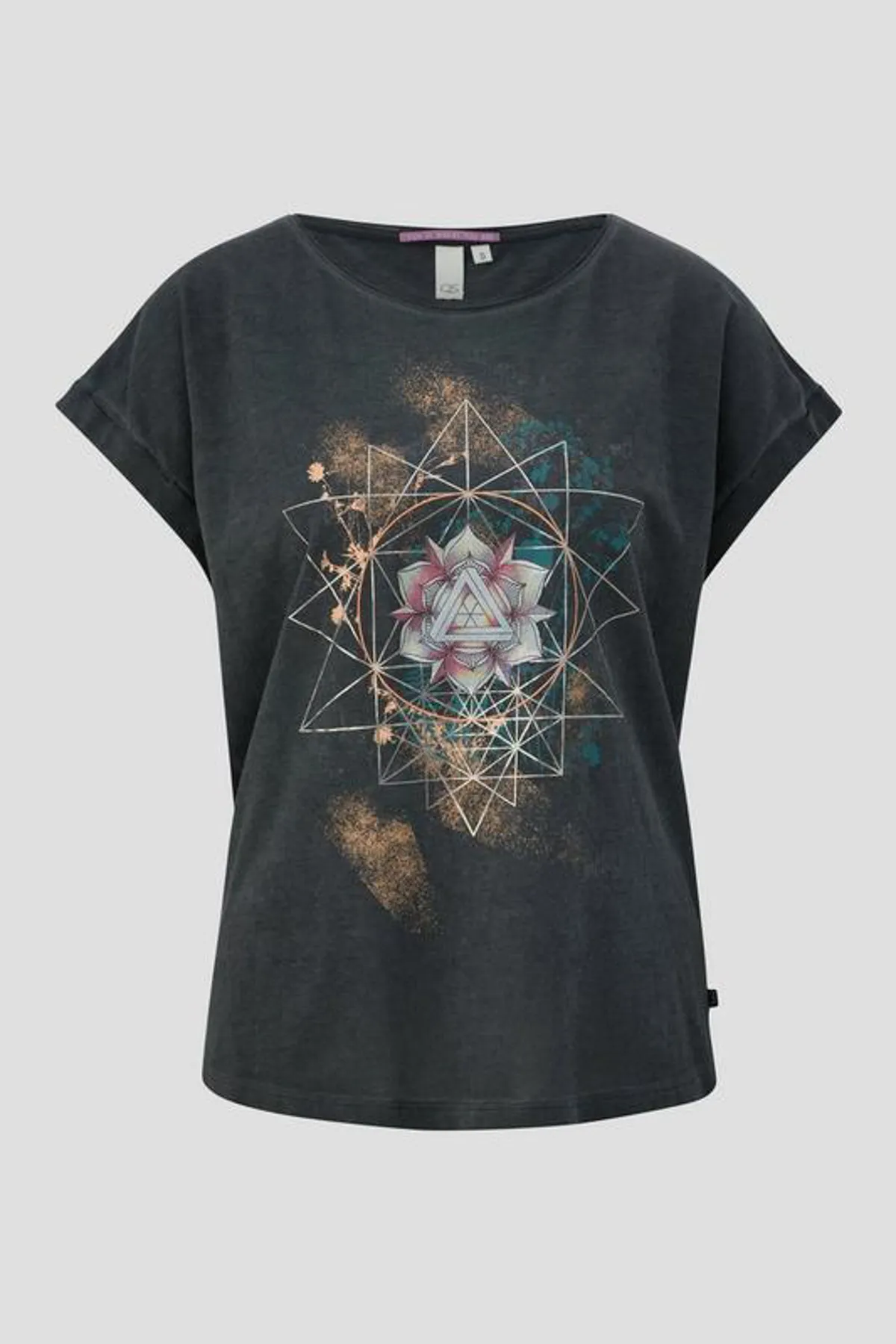 QS by s.Oliver  T-Shirt mit Print, kurzarm, loose Fit