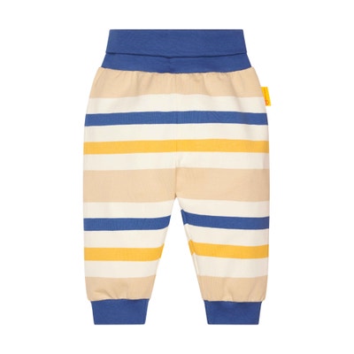 Set Hose + T-Shirt langarm, mittelblau für Jungs