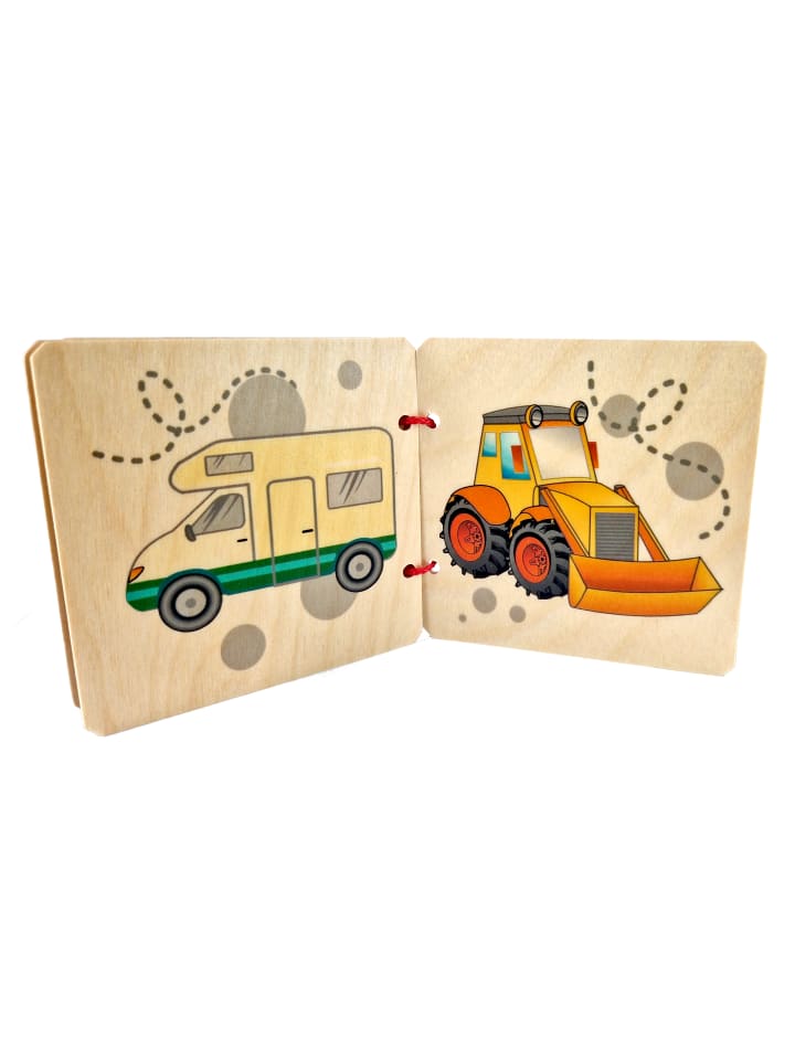 Hess Holzspielzeug  Bilderbuch, Auto's günstig kaufen onesize