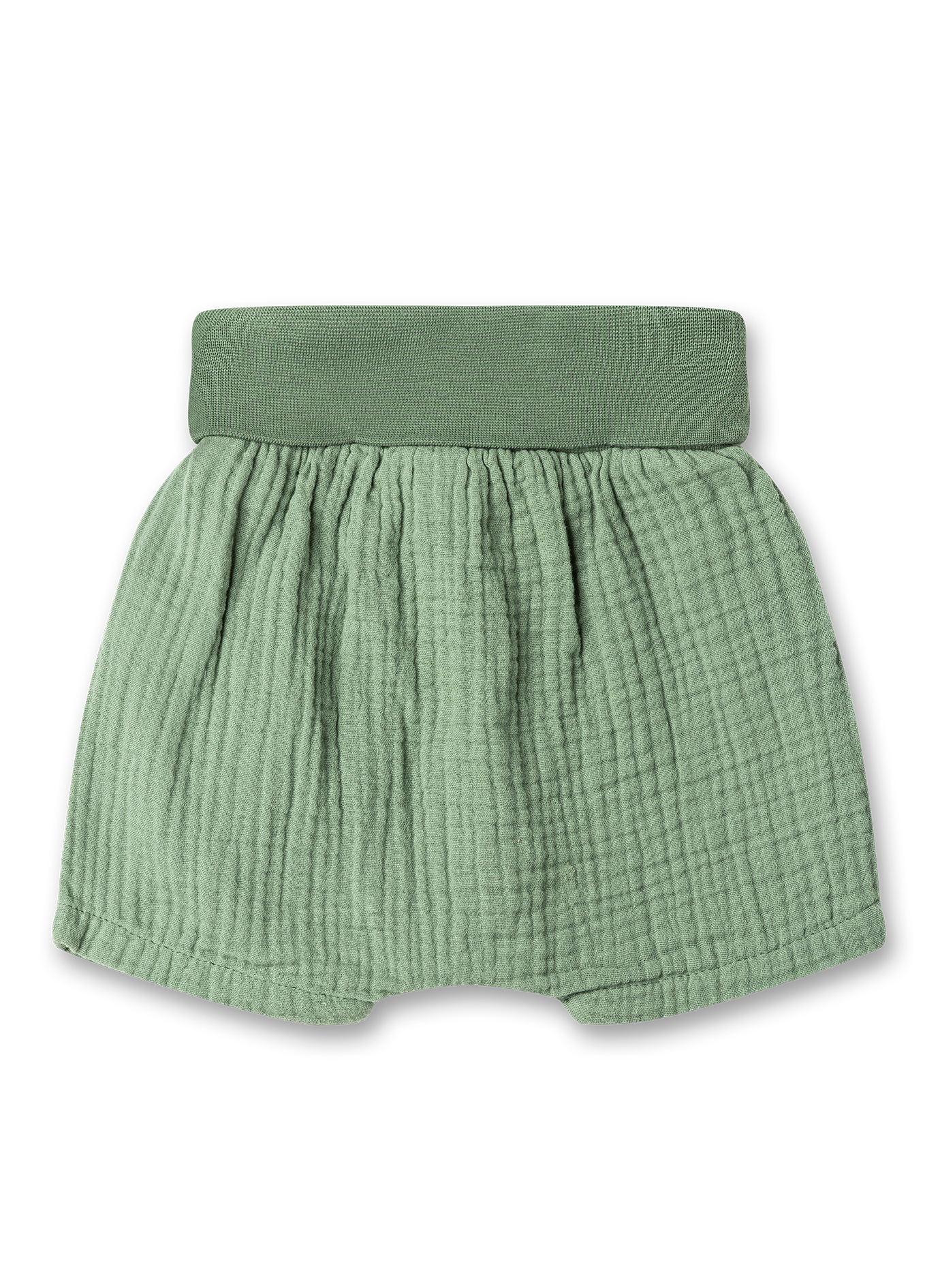 Baby-Shorts Grün aus Musselin