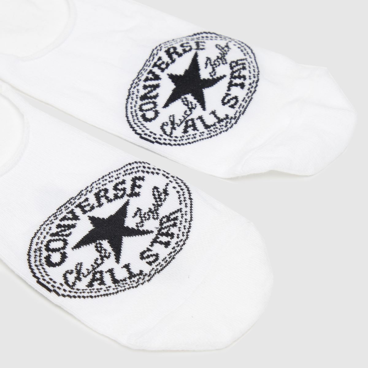 Converse – Vita strumpor utan synliga färger, 2-pack